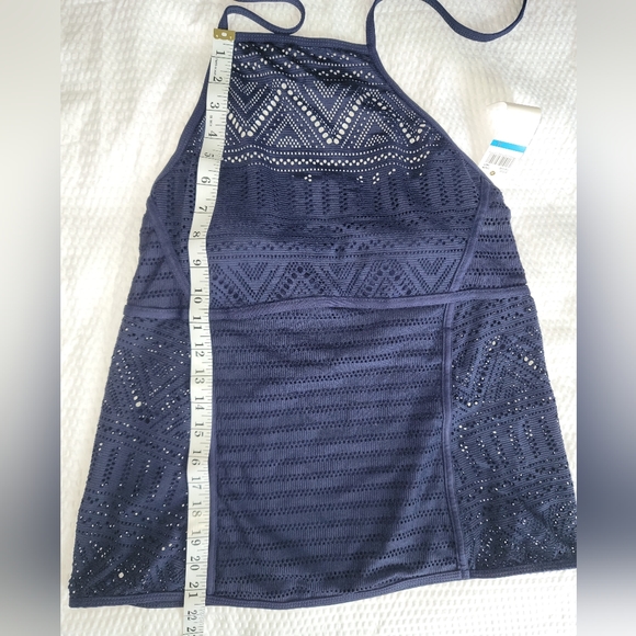 Sz XL Anne Cole Navy Tankini - Picture 6 of 7